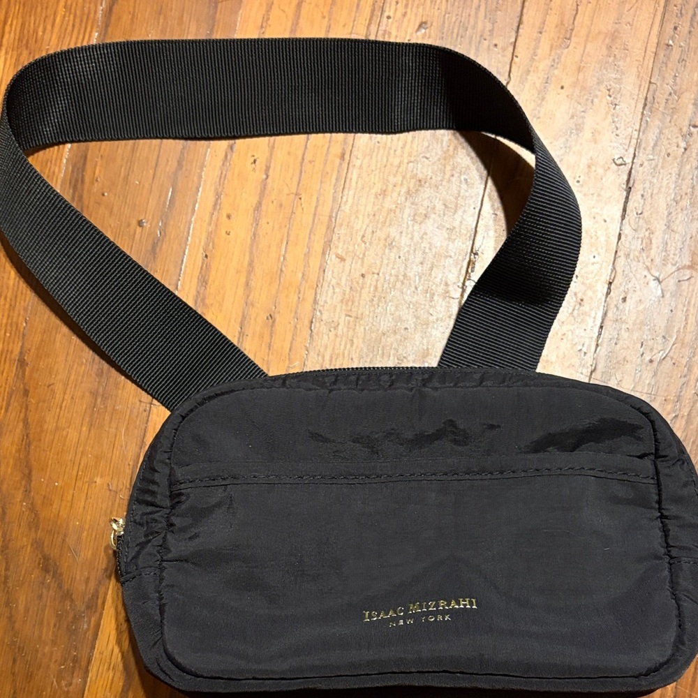 Isaac Mizrahi Black Belt Bag